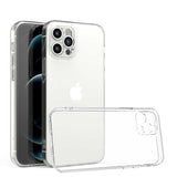 Apple iPhone 12 Pro Kılıf Zore Kamera Korumalı Süper Silikon Kapak Renksiz