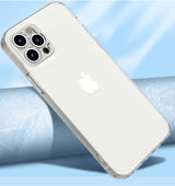 Apple iPhone 12 Pro Kılıf Zore Kamera Korumalı Süper Silikon Kapak Renksiz