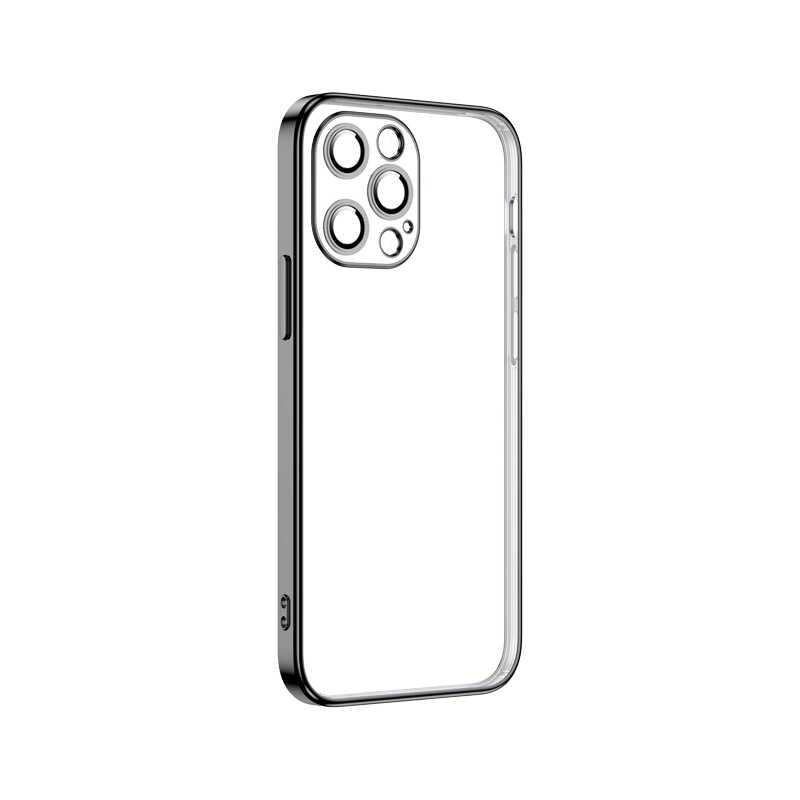 Apple iPhone 12 Pro Kılıf Zore Krep Kapak Siyah
