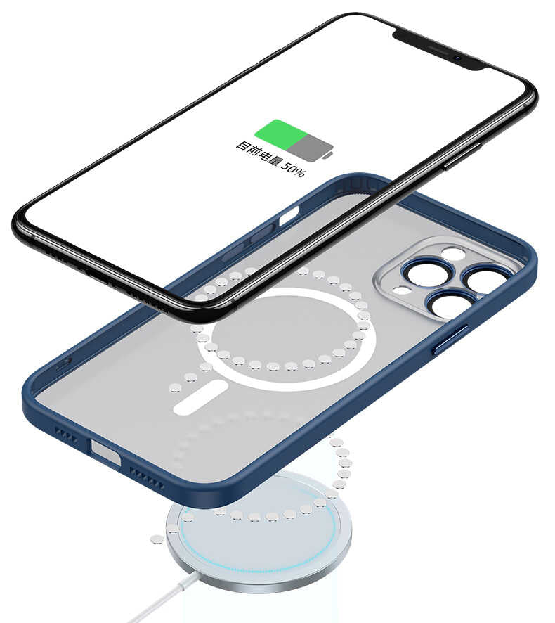 Apple iPhone 12 Pro Kılıf Zore Mokka Wireless Kapak Lila