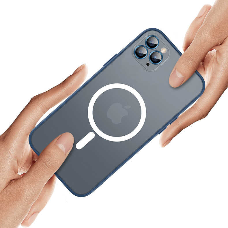 Apple iPhone 12 Pro Kılıf Zore Mokka Wireless Kapak Lila