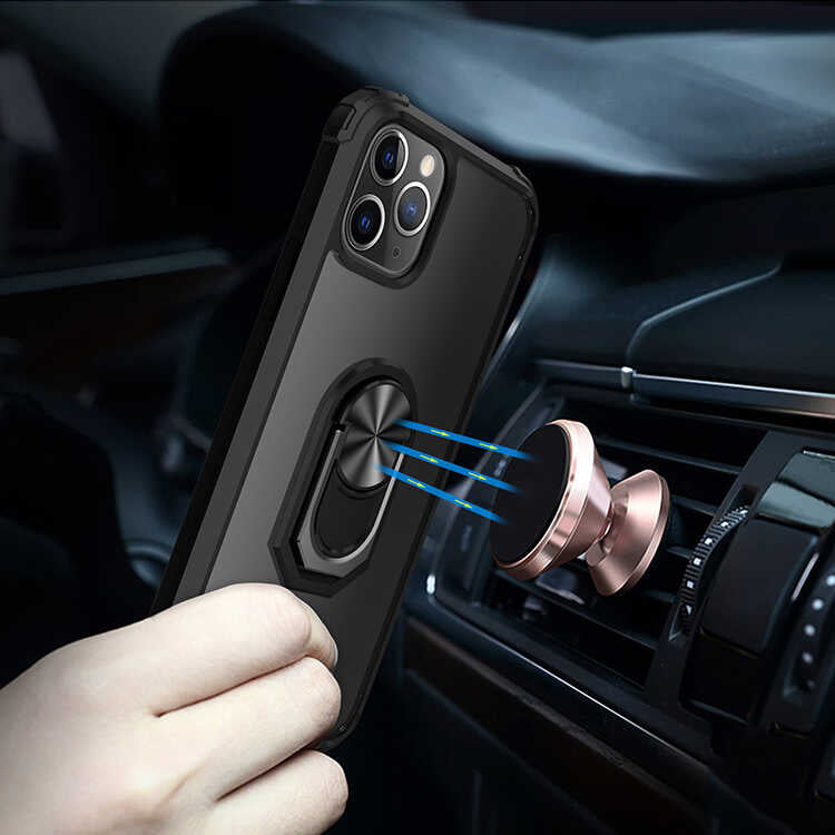 Apple iPhone 12 Pro Kılıf Zore Mola Kapak Lacivert