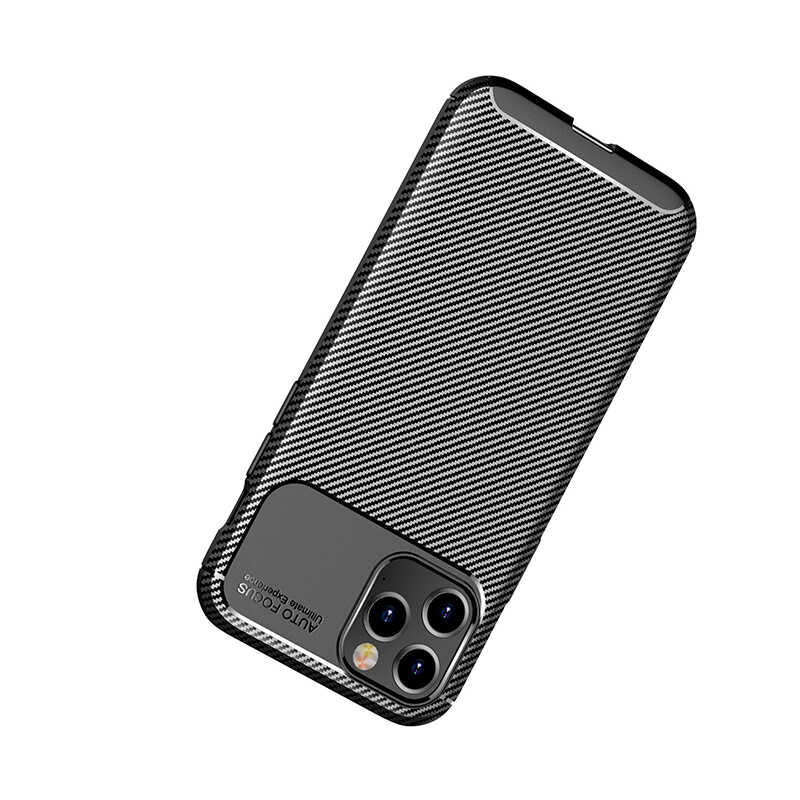 Apple iPhone 12 Pro Kılıf Zore Negro Silikon Kapak Siyah