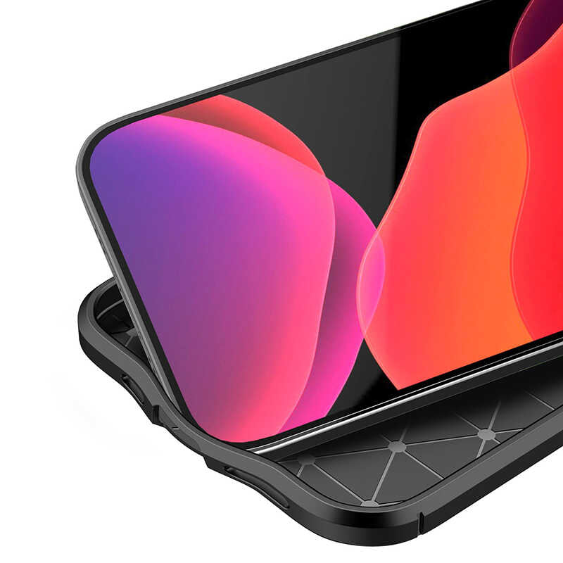 Apple iPhone 12 Pro Kılıf Zore Niss Silikon Kapak Lacivert