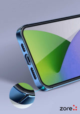 Apple iPhone 12 Pro Kılıf Zore Pixel Kapak Açık Mor