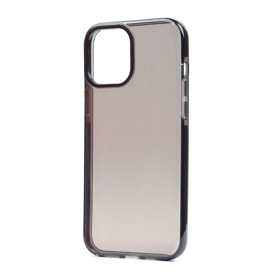 Apple iPhone 12 Pro Kılıf Zore Punto Kapak Siyah