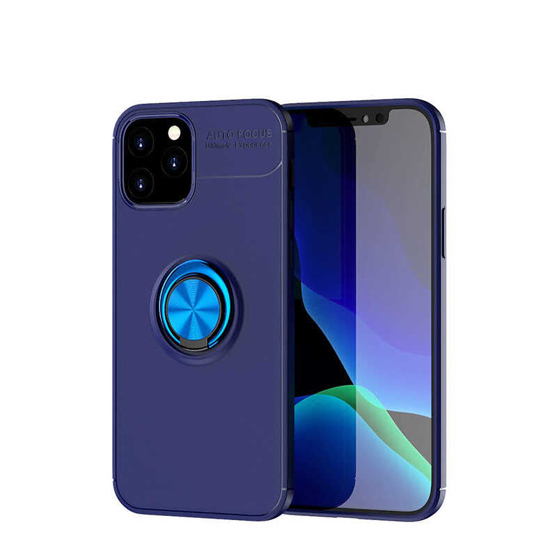 Apple iPhone 12 Pro Kılıf Zore Ravel Silikon Kapak Siyah