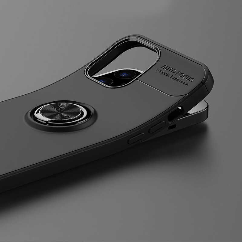 Apple iPhone 12 Pro Kılıf Zore Ravel Silikon Kapak Kırmızı