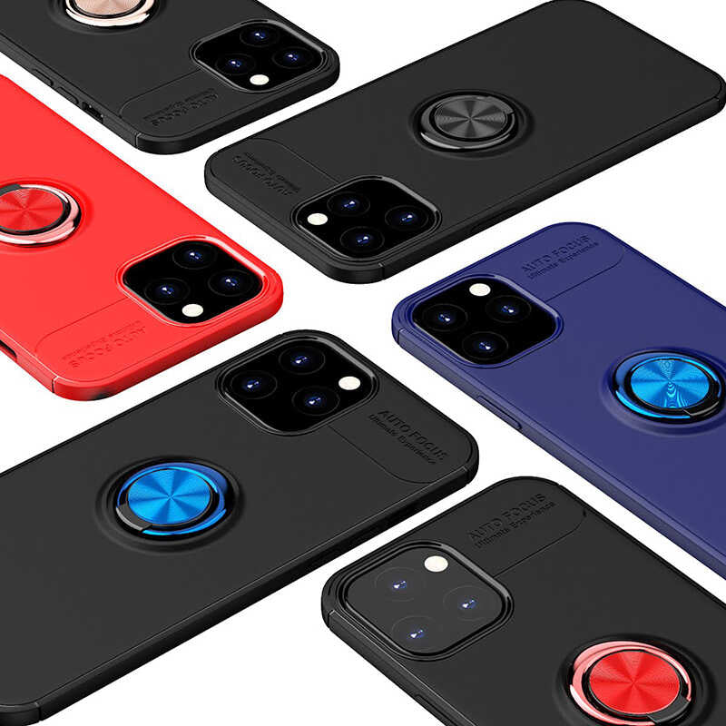 Apple iPhone 12 Pro Kılıf Zore Ravel Silikon Kapak Mavi