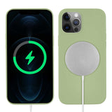 Apple iPhone 12 Pro Kılıf Zore Silksafe Wireless Kapak Mavi