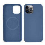 Apple iPhone 12 Pro Kılıf Zore Silksafe Wireless Kapak Pembe Açık