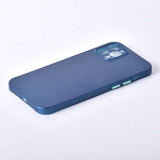 Apple iPhone 12 Pro Kılıf Zore Slims Kapak Saks Mavi