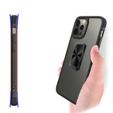 Apple iPhone 12 Pro Kılıf Zore V-Bax Kapak Siyah