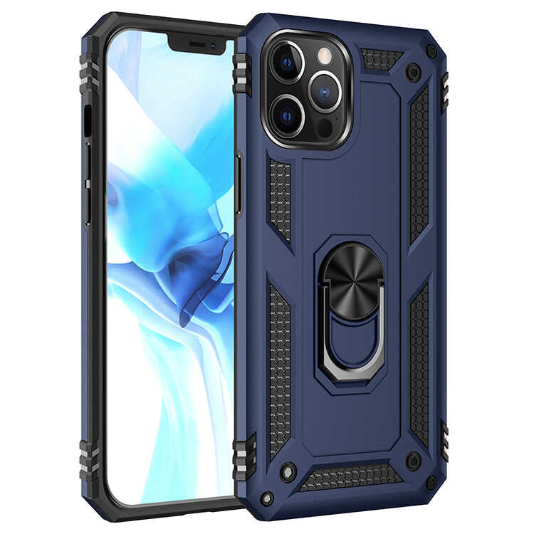 Apple iPhone 12 Pro Kılıf Zore Vega Kapak Siyah