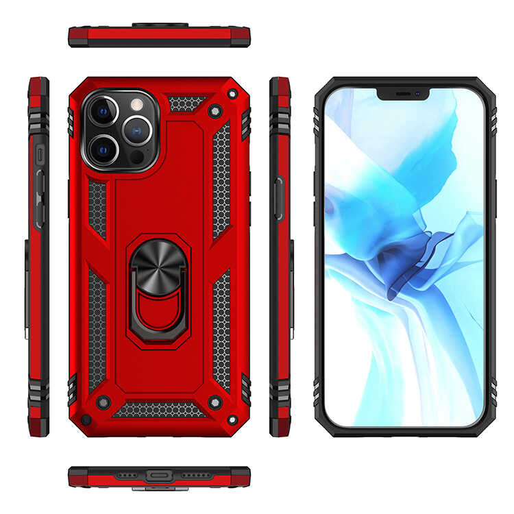 Apple iPhone 12 Pro Kılıf Zore Vega Kapak Siyah