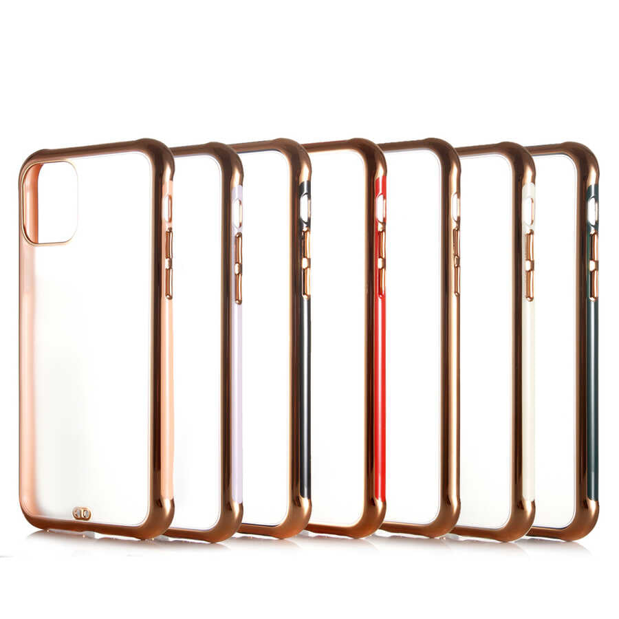 Apple iPhone 12 Pro Kılıf Zore Voit Kapak Beyaz
