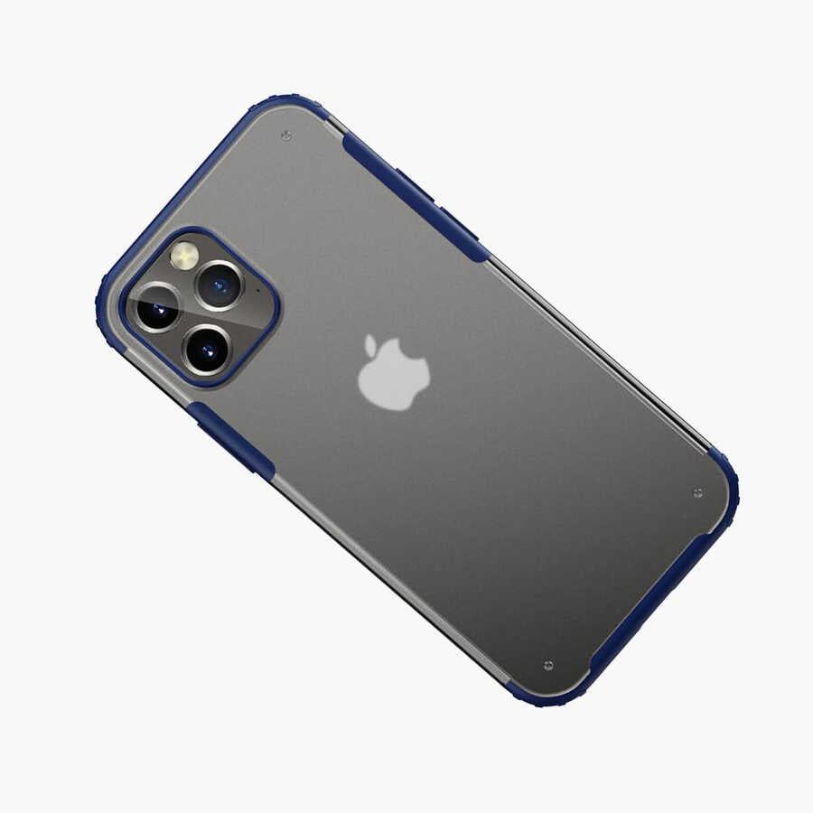 Apple iPhone 12 Pro Kılıf Zore Volks Kapak Lacivert