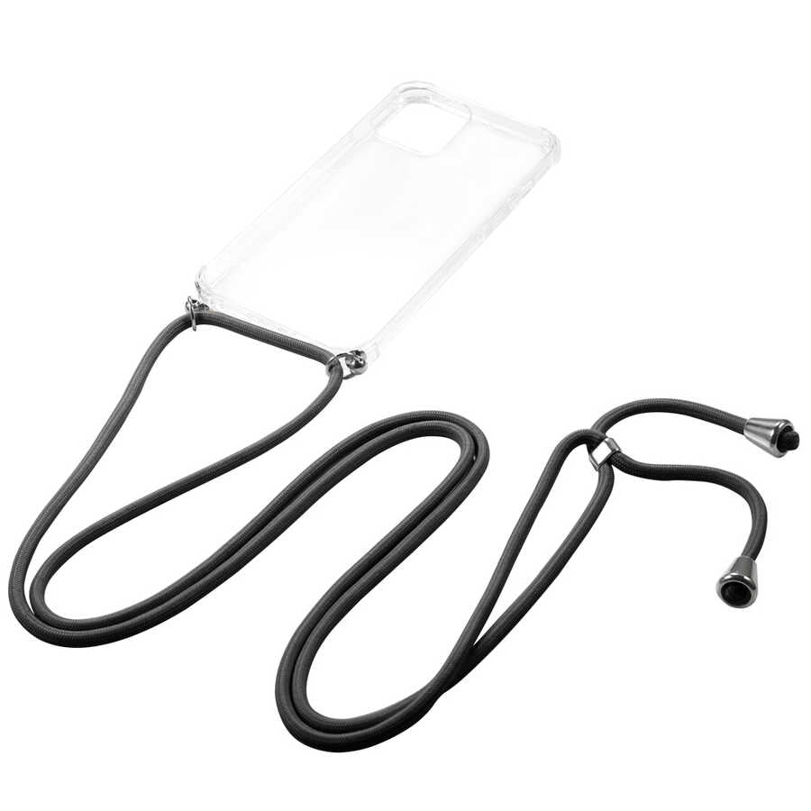 Apple iPhone 12 Pro Kılıf Zore X-Rop Kapak Renksiz