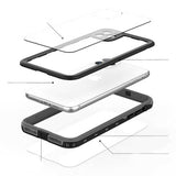 Apple iPhone 12 Pro Max Kılıf 1-1 Su Geçirmez Kılıf Siyah