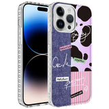 Apple iPhone 12 Pro Max Kılıf Airbag Kenarlı Renkli Desenli Silikon Zore Elegans Kapak NO8