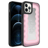Apple iPhone 12 Pro Max Kılıf Aynalı Desenli Kamera Korumalı Parlak Zore Mirror Kapak Ayna