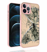 Apple iPhone 12 Pro Max Kılıf Desenli Kamera Korumalı Parlak Zore Nora Kapak NO2