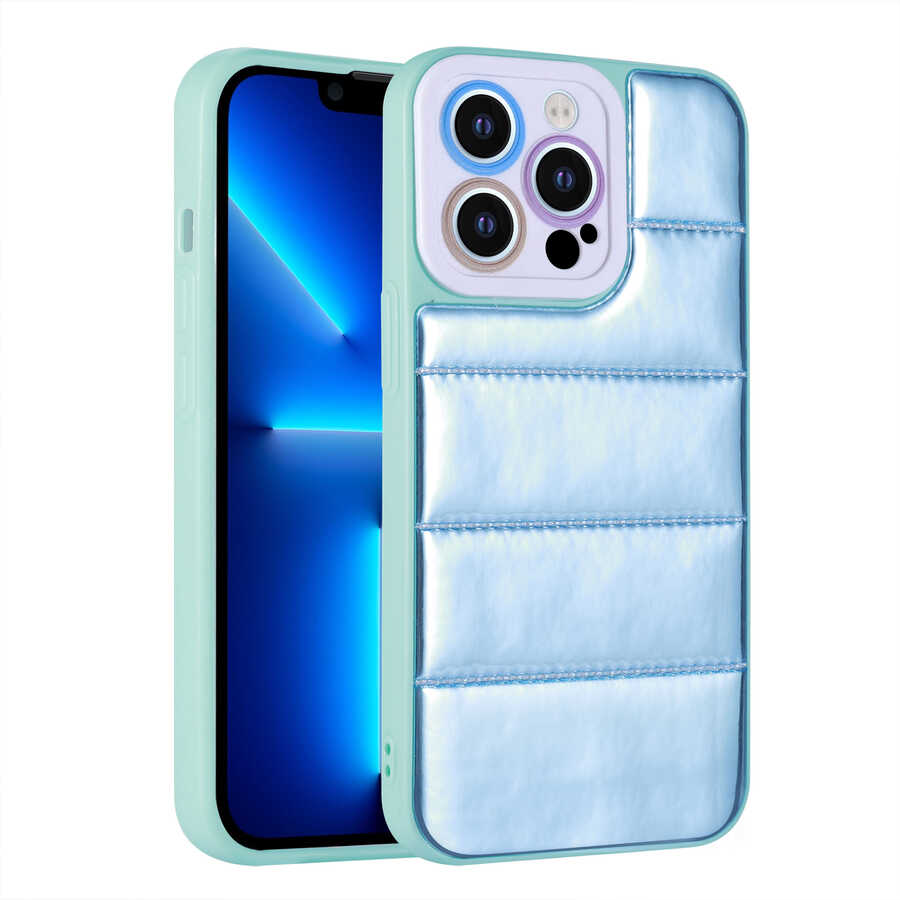 Apple iPhone 12 Pro Max Kılıf Kamera Korumalı Airbagli Renkli Zore Seksek Kapak Siyah