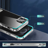 Apple iPhone 12 Pro Max Kılıf Standlı Şeffaf Silikon Zore L-Stand Kapak Renksiz