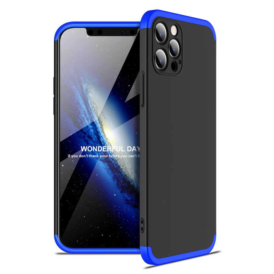 Apple iPhone 12 Pro Max Kılıf Zore Ays Kapak Siyah