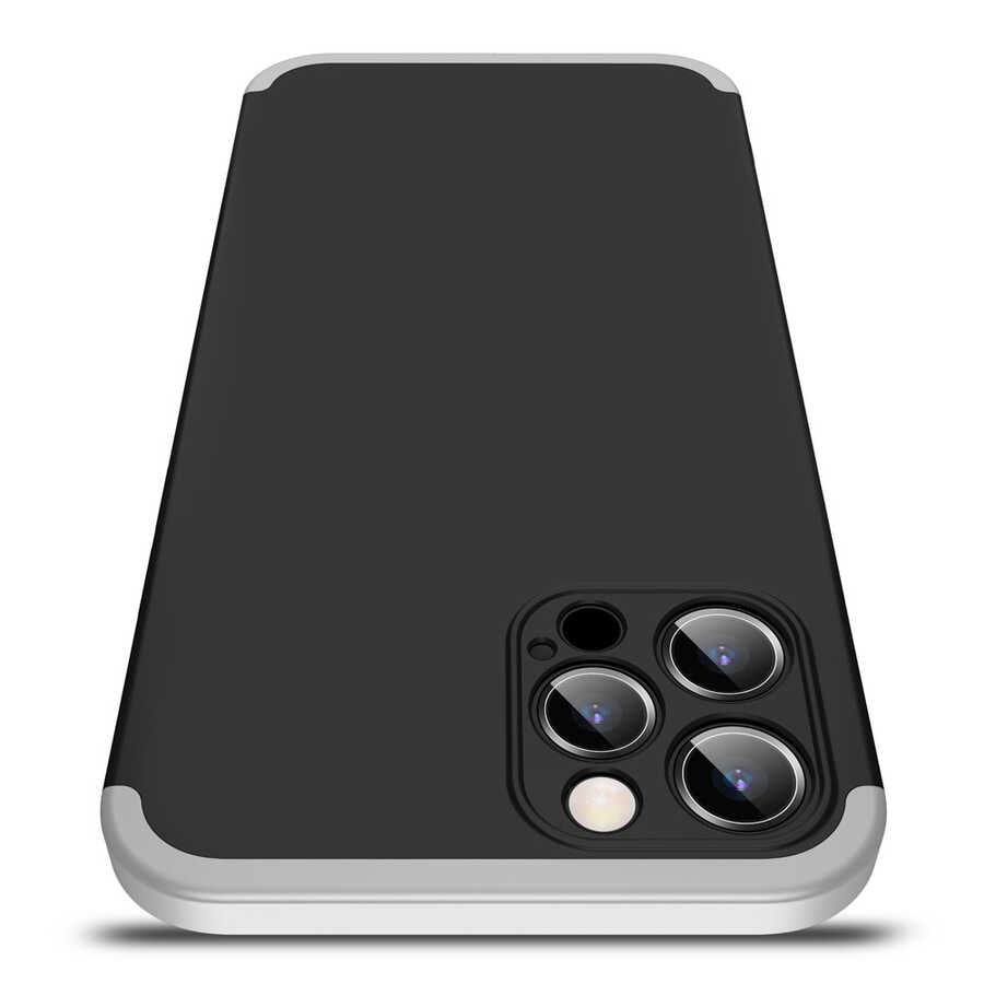 Apple iPhone 12 Pro Max Kılıf Zore Ays Kapak Siyah