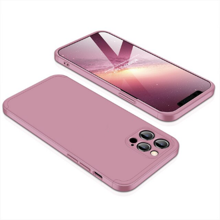 Apple iPhone 12 Pro Max Kılıf Zore Ays Kapak Rose Gold