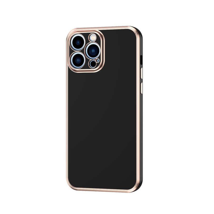 Apple iPhone 12 Pro Max Kılıf Zore Bark Kapak Siyah