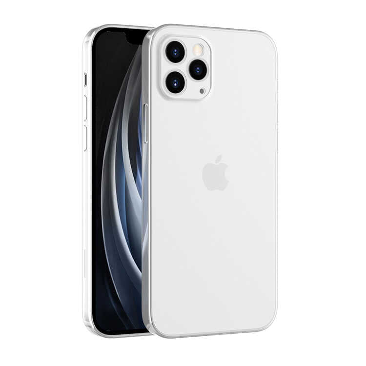 Apple iPhone 12 Pro Max Kılıf Zore Blok Kapak Renksiz