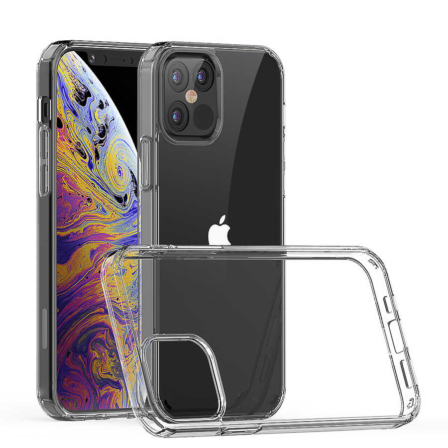 Apple iPhone 12 Pro Max Kılıf Zore Coss Kapak Renksiz