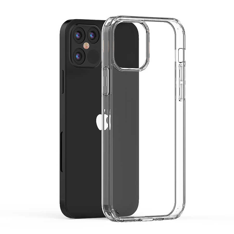 Apple iPhone 12 Pro Max Kılıf Zore Coss Kapak Renksiz
