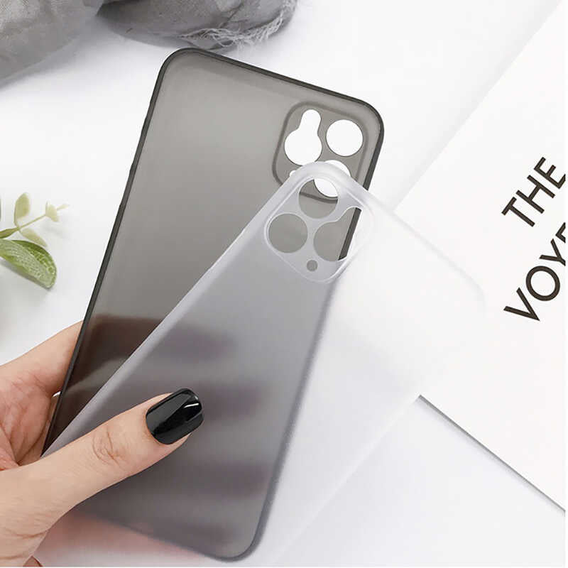 Apple iPhone 12 Pro Max Kılıf Zore Eko PP Kapak Saks Mavi