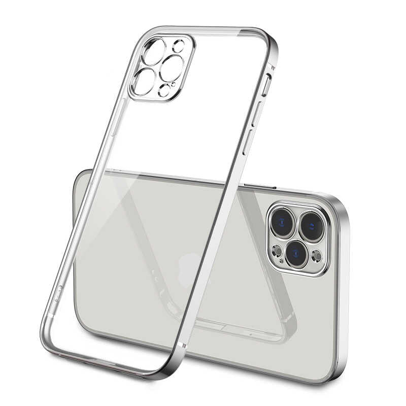 Apple iPhone 12 Pro Max Kılıf Zore Gbox Kapak Mavi Açık