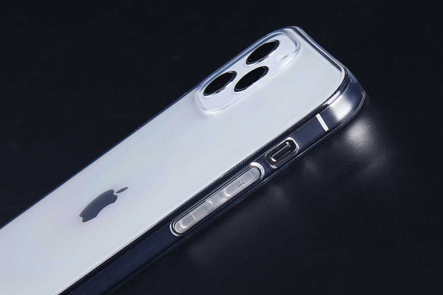 Apple iPhone 12 Pro Max Kılıf Zore İmax Silikon Siyah