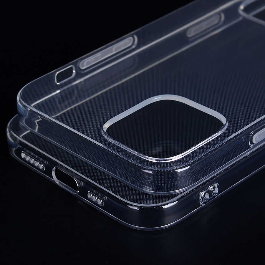 Apple iPhone 12 Pro Max Kılıf Zore İmax Silikon Siyah