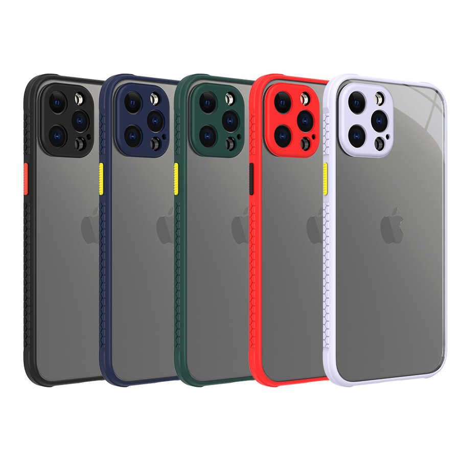 Apple iPhone 12 Pro Max Kılıf Zore Kaff Kapak Mor
