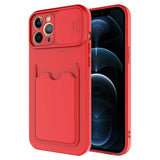 Apple iPhone 12 Pro Max Kılıf Zore Kartix Kapak Kırmızı