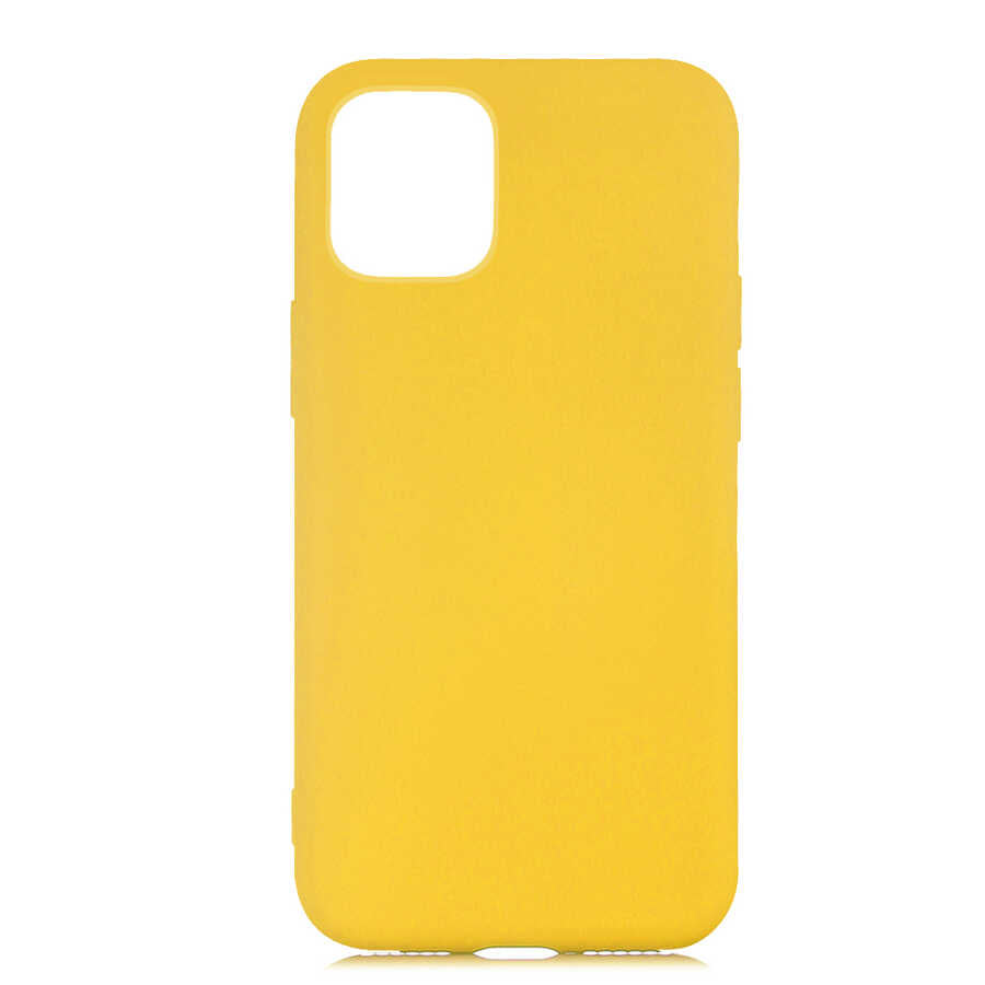 Apple iPhone 12 Pro Max Kılıf Zore LSR Lansman Kapak Sarı