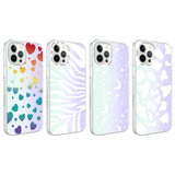 Apple iPhone 12 Pro Max Kılıf Zore M-Blue Desenli Kapak Moon No4