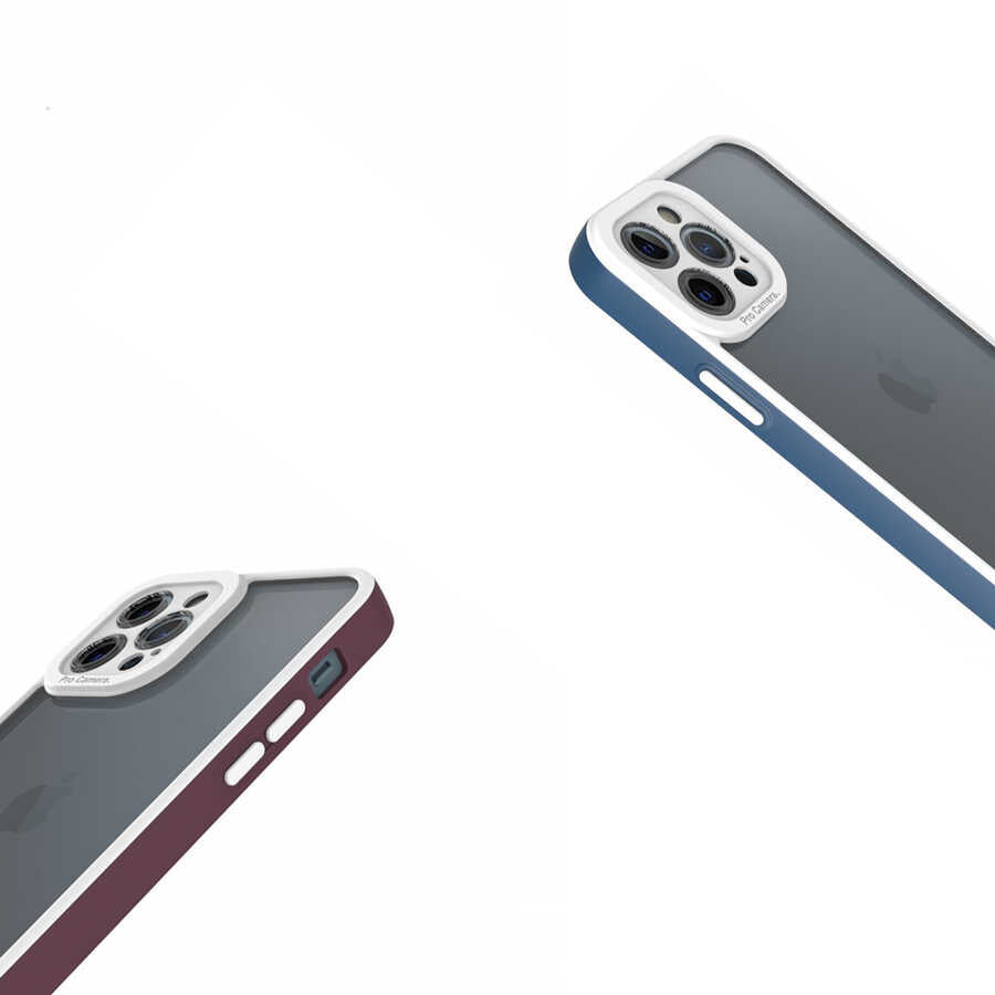 Apple iPhone 12 Pro Max Kılıf Zore Mima Kapak Lacivert