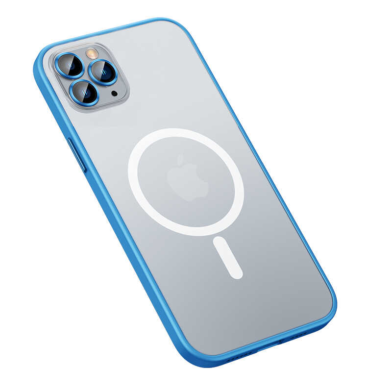 Apple iPhone 12 Pro Max Kılıf Zore Mokka Wireless Kapak Lila