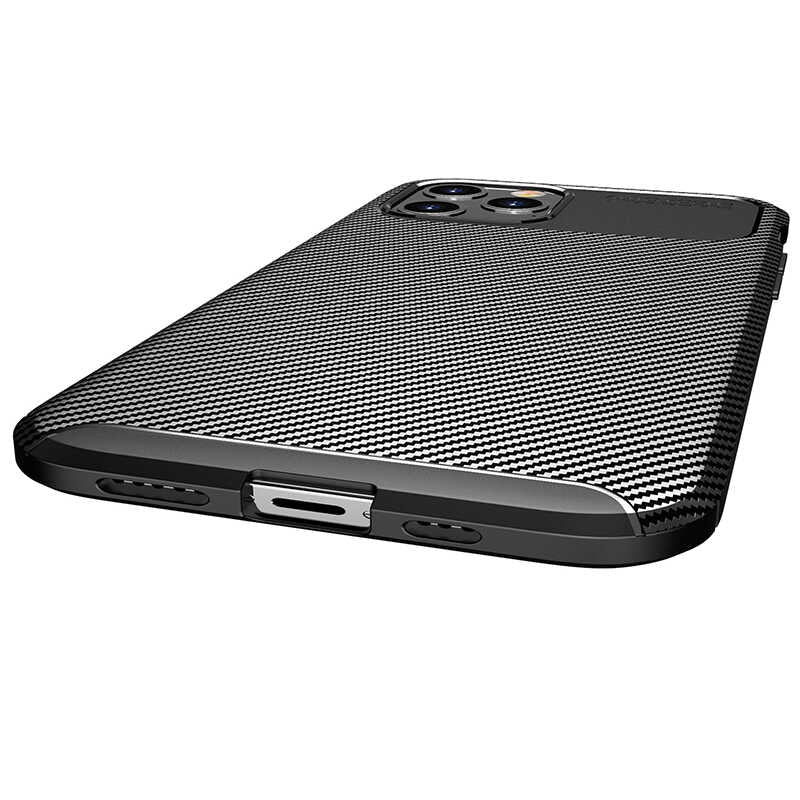 Apple iPhone 12 Pro Max Kılıf Zore Negro Silikon Kapak Kahverengi