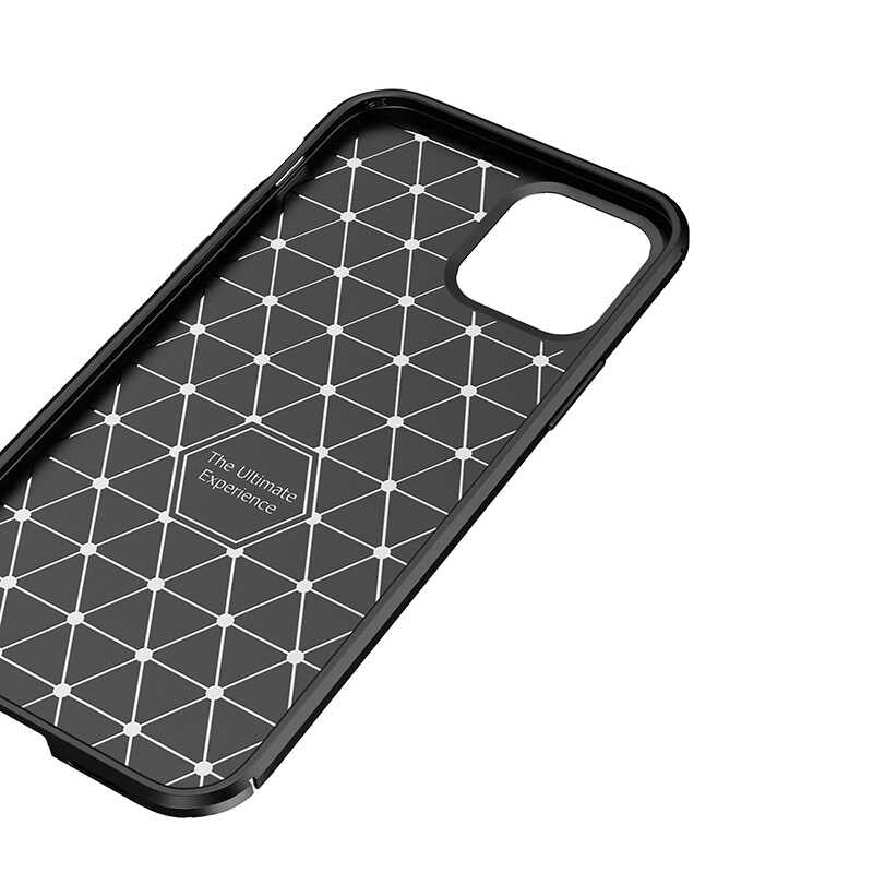 Apple iPhone 12 Pro Max Kılıf Zore Negro Silikon Kapak Siyah