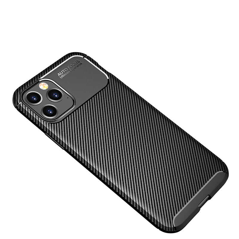 Apple iPhone 12 Pro Max Kılıf Zore Negro Silikon Kapak Lacivert