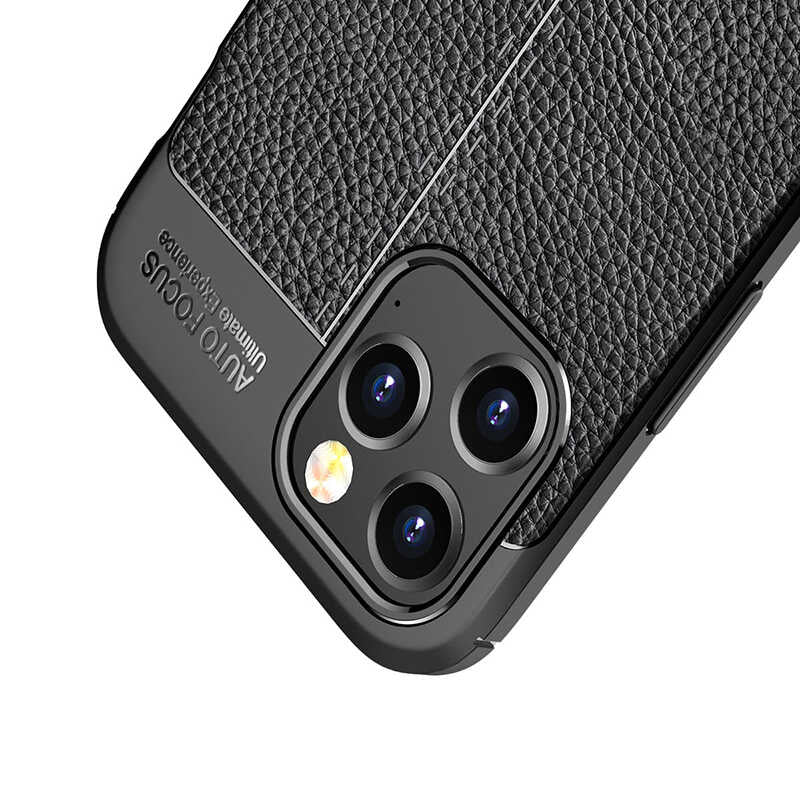 Apple iPhone 12 Pro Max Kılıf Zore Niss Silikon Kapak Siyah