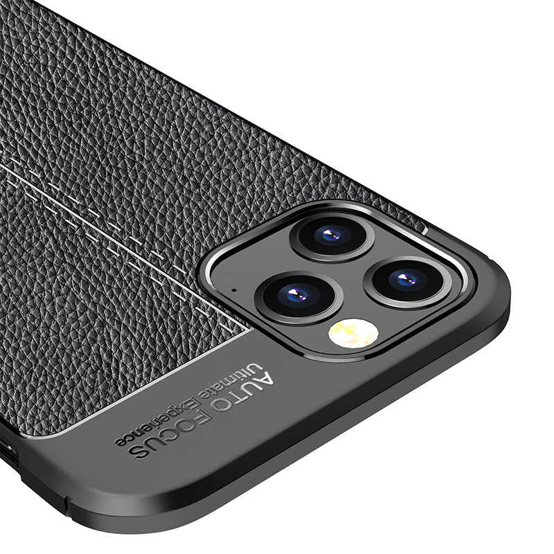 Apple iPhone 12 Pro Max Kılıf Zore Niss Silikon Kapak Siyah